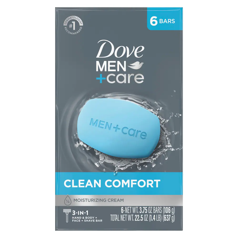 Dove Bar Soap Body Wash and Men+Care