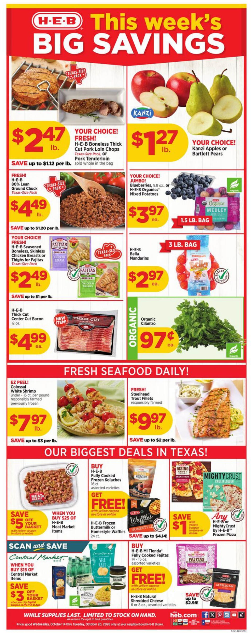 HEB Weekly Ad Page 1