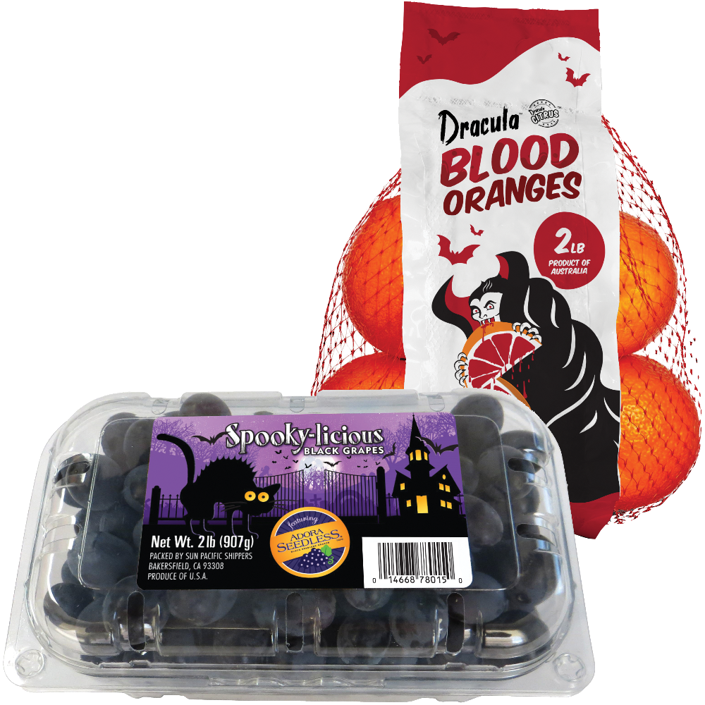 2 lb Spooky-licious Black Grapes