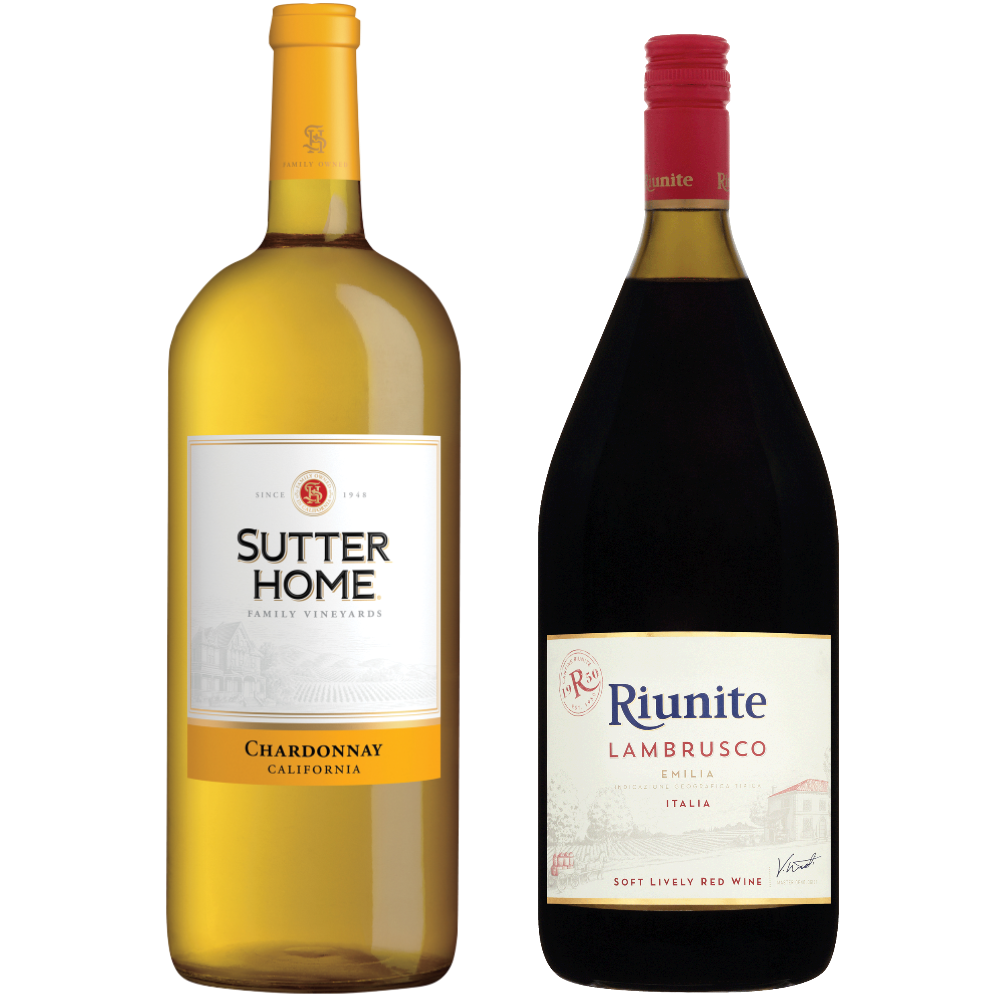 Sutter Home or Riunite Lambrusco