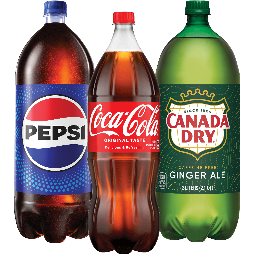 Coca-Cola, Pepsi or Canada Dry
