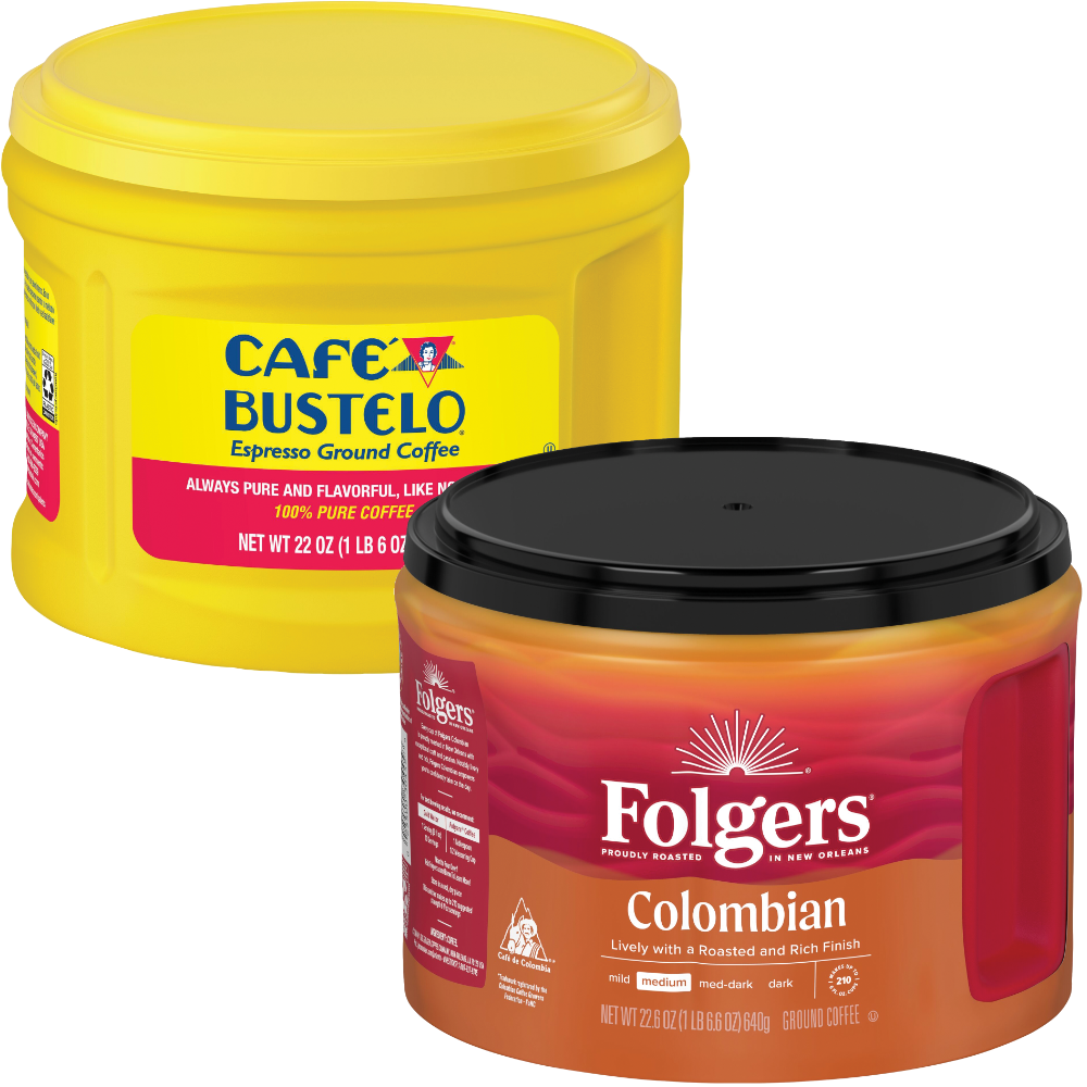 Folgers or Café Bustelo Coffee