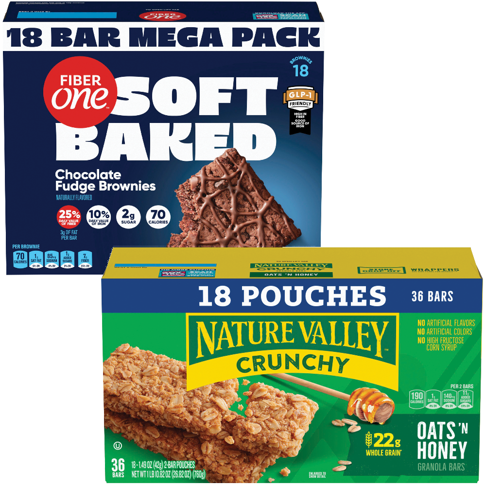 Nature Valley or Fiber One Bars