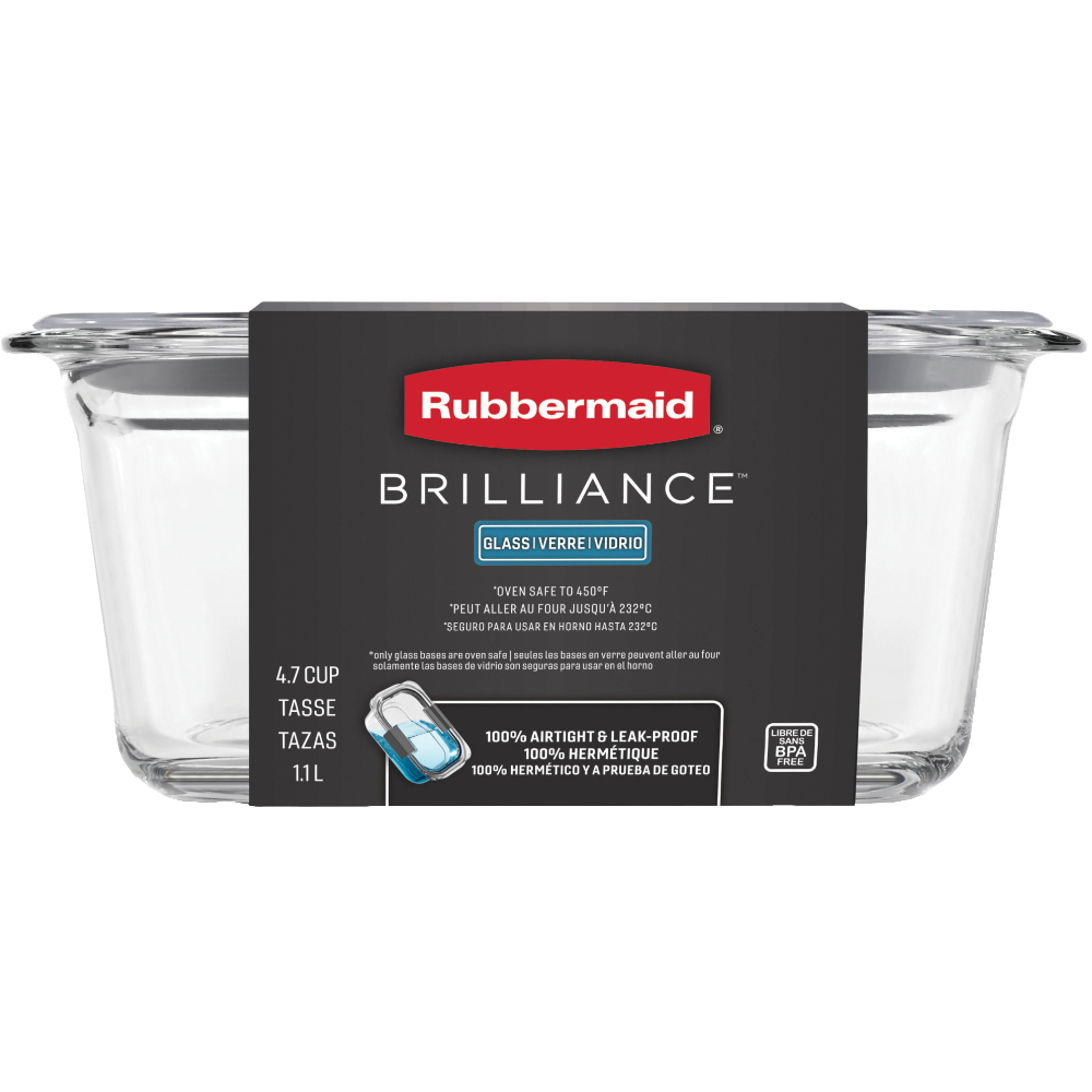 Rubbermaid Brilliance Glass Food Storage