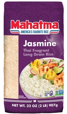 Mahatma Jasmine Rice, Fragrant Thai Rice, 2-Pound Bag