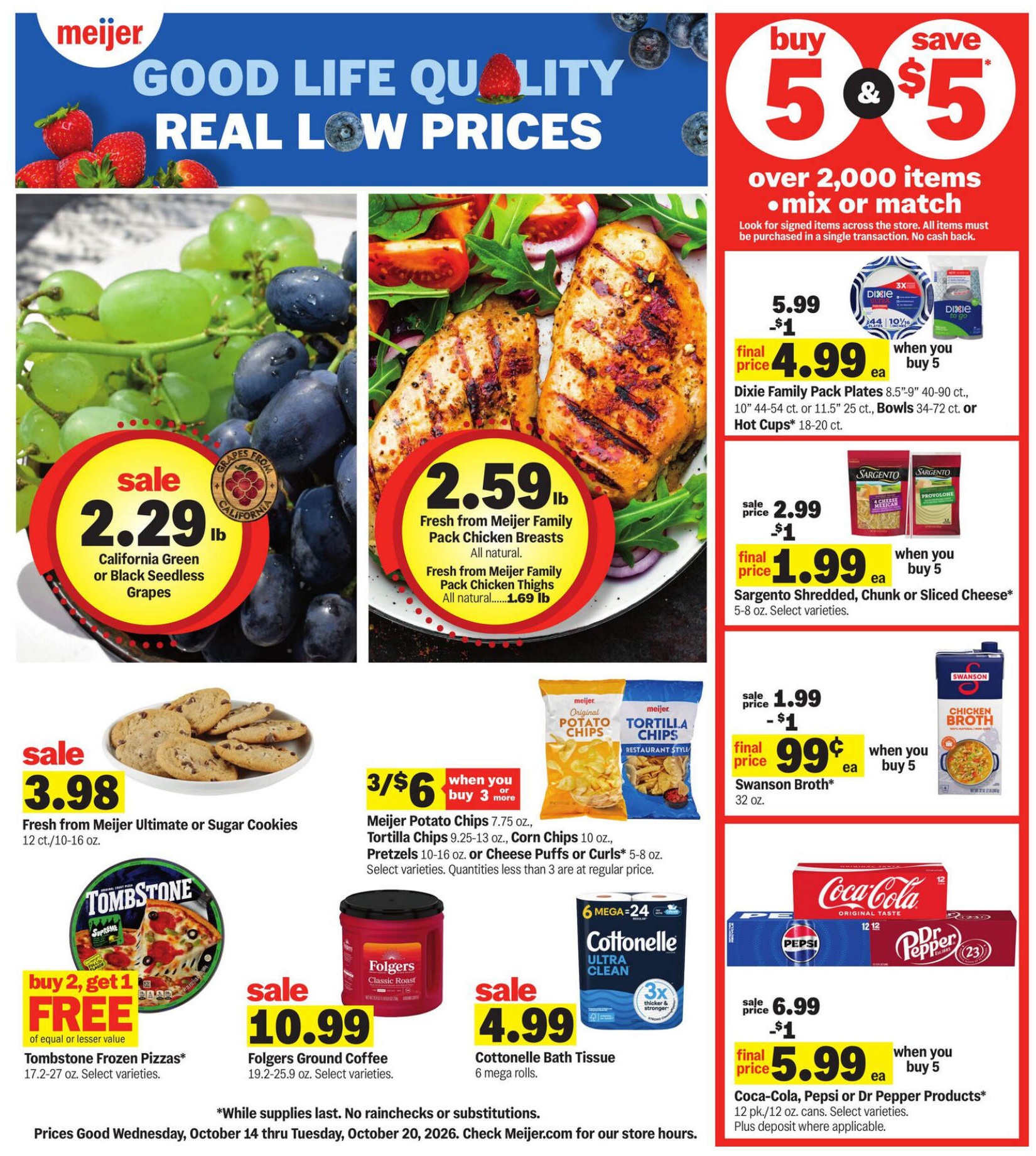 Meijer Weekly Ad Page 1