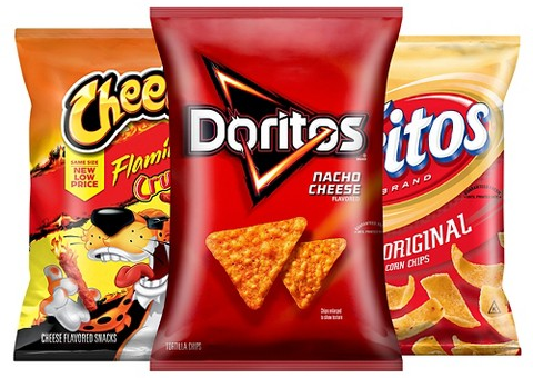 Select Cheetos, Doritos, Fritos & PopCorners snacks