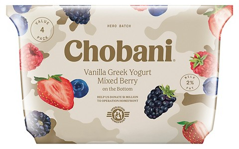 Select Chobani 4-pk. Greek yogurt