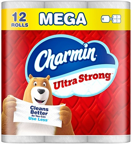 Charmin Ultra Strong 12-pk. mega-roll toilet paper