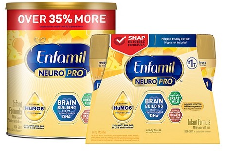 Enfamil infant formula