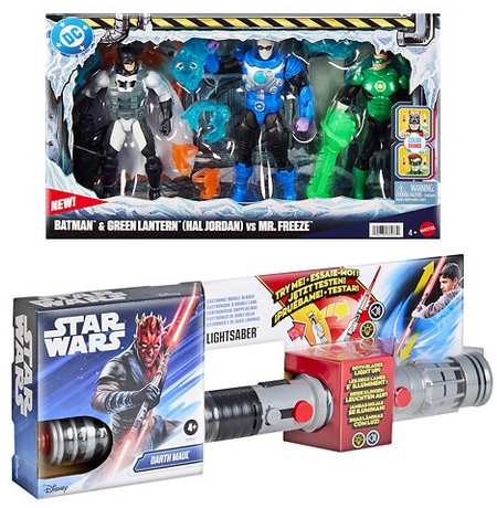 Select role-play & action figures