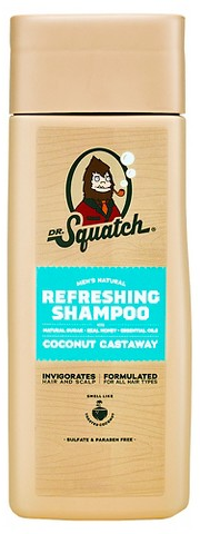 Dr. Squatch Coconut Castaway 11-oz. refreshing shampoo