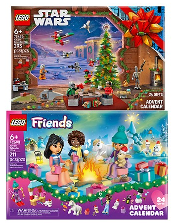 Select LEGO advent calendar