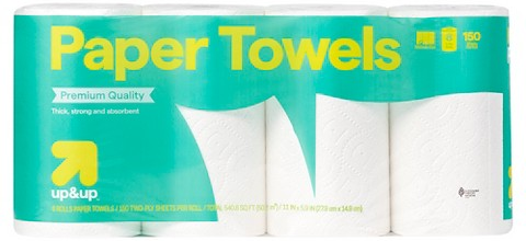 up&up 8-pk. triple-roll paper towels