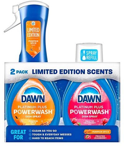 Dawn Platinum Plus Powerwash 2-pk. dish spray
