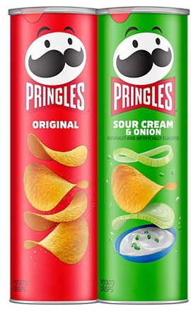 Select Pringles crisps