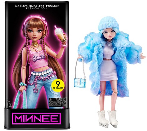 Minnee Core poseable fashion doll with accessories mystery box