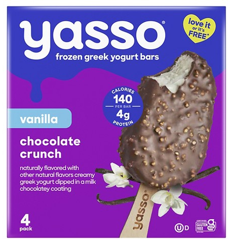 Select Yasso frozen Greek yogurt treats