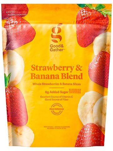 Good & Gather™ 48-oz. frozen strawberry & banana fruit blend