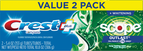 Crest, Oral-B or Burt's Bees Dental Care