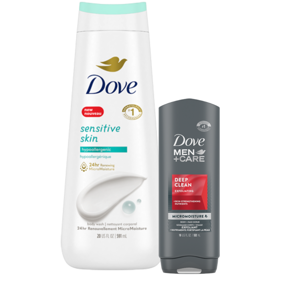 Dove or Dove Men's Bath Care