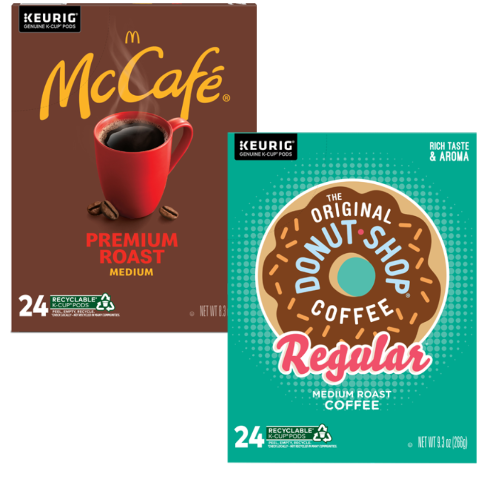 Green Mountain, McCafe or Original Donut Shop Coffee