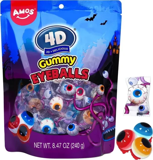 Amos Gummy Eyeballs Halloween Candy
