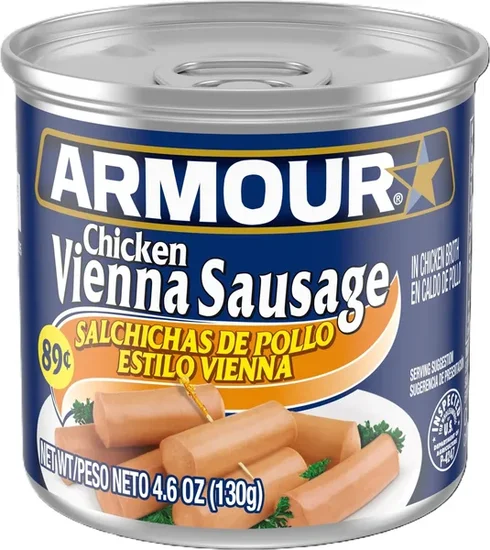 Armour Chicken Vienna Sausages, 4.6 oz Cans