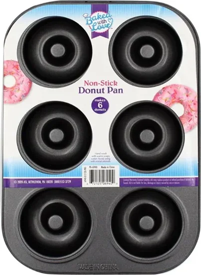 Baked with Love Non-Stick Donut Pan, 1 Count
