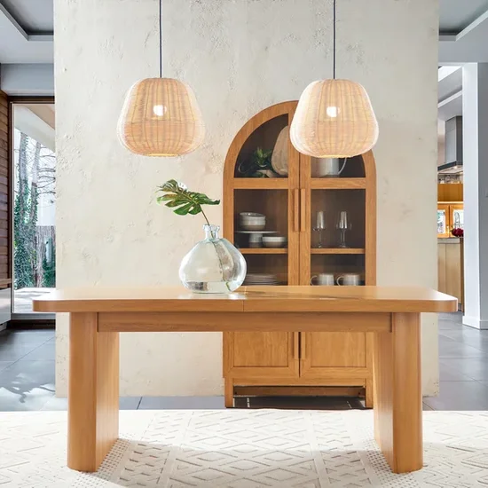 Better Homes & Gardens Juliet Expandable Dining Table, Light Honey