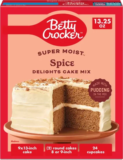 Betty Crocker Delights Super Moist Spice Cake Mix