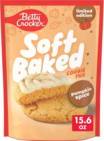 Betty Crocker Soft Baked Pumpkin Spice Cookie Mix