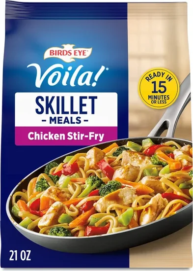 Birds Eye Voila! Chicken Stir Fry Skillet Meals, Frozen Meal, 21 oz. Bag