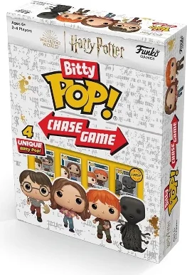 Bitty Pop! Harry Potter Chase Game – Funko Wizarding World Strategy Game With 4 Exclusive Figures