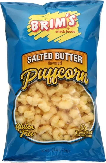 Brim’s Salted Butter-flavored Puffcorn Snack