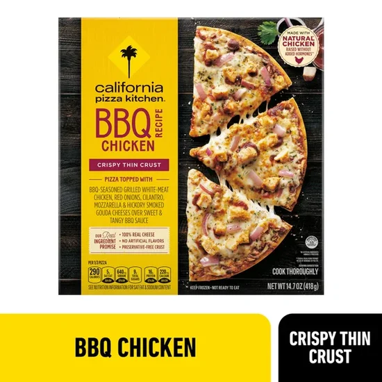 California Pizza Kitchen BBQ Recipe Chicken Frozen Pizza Chicken Pizza on a Crispy Thin Crust