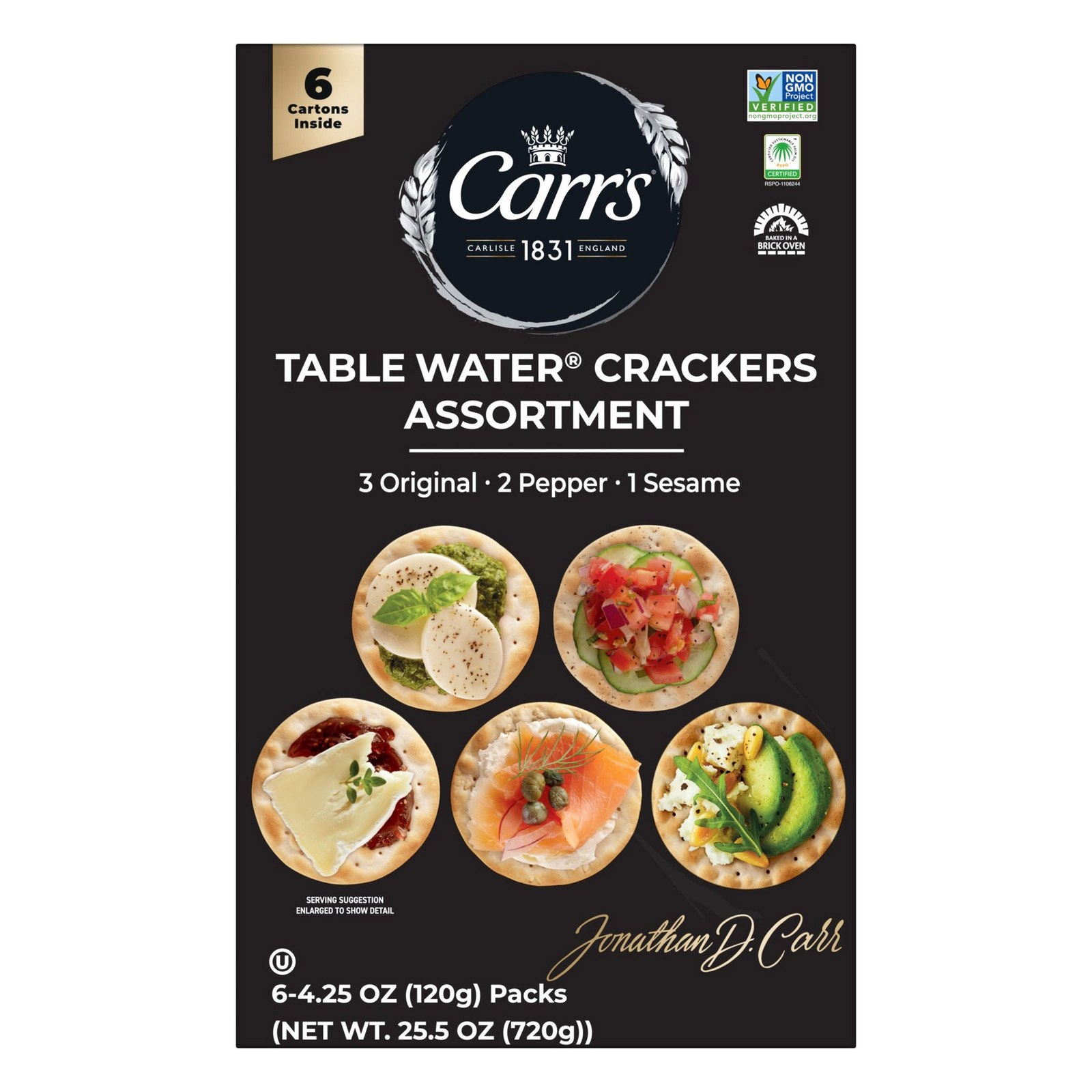 Carr's Crackers Variety Pack, 25.5 oz