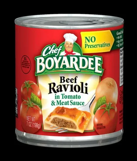 Chef Boyardee Beef Ravioli in Tomato Sauce