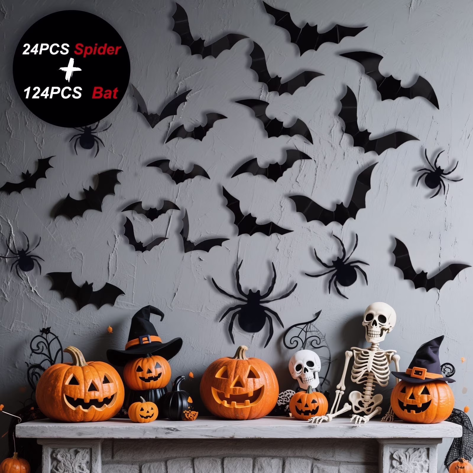 AGCAN Halloween Decorations Outdoor, DIY Gravestone Yard Signs with Stakes, Halloween Tombstones Cemetery Headstones Scary Decorations for Garden with Waterproof