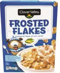 Clover Valley Frosted Flakes Breakfast Cereal, 10.5 oz