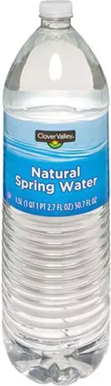 Clover Valley Natural Spring Water, 50.7 fl oz