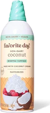 Coconut Whipped Non-Dairy Topping - 6.5oz - Favorite Day™