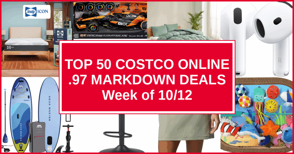 Top 50 Costco Online .97 Markdown Deals — Week of 10/12
