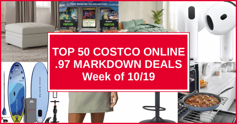 Top 50 Costco Online .97 Markdown Deals — Week of 10/19