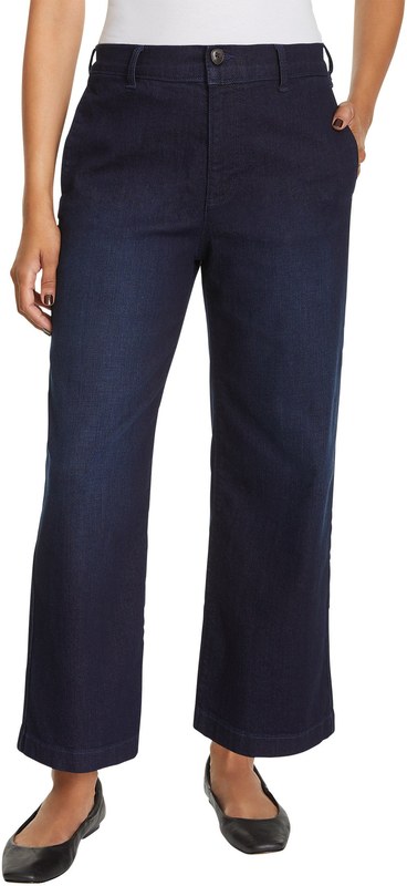 Ella Moss Women's Wide Leg Crop Pant