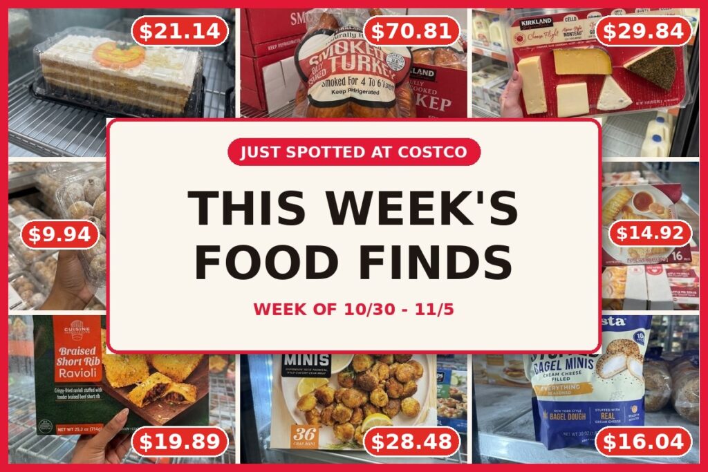 Costco food finds for the week of October 30 with warehouse prices