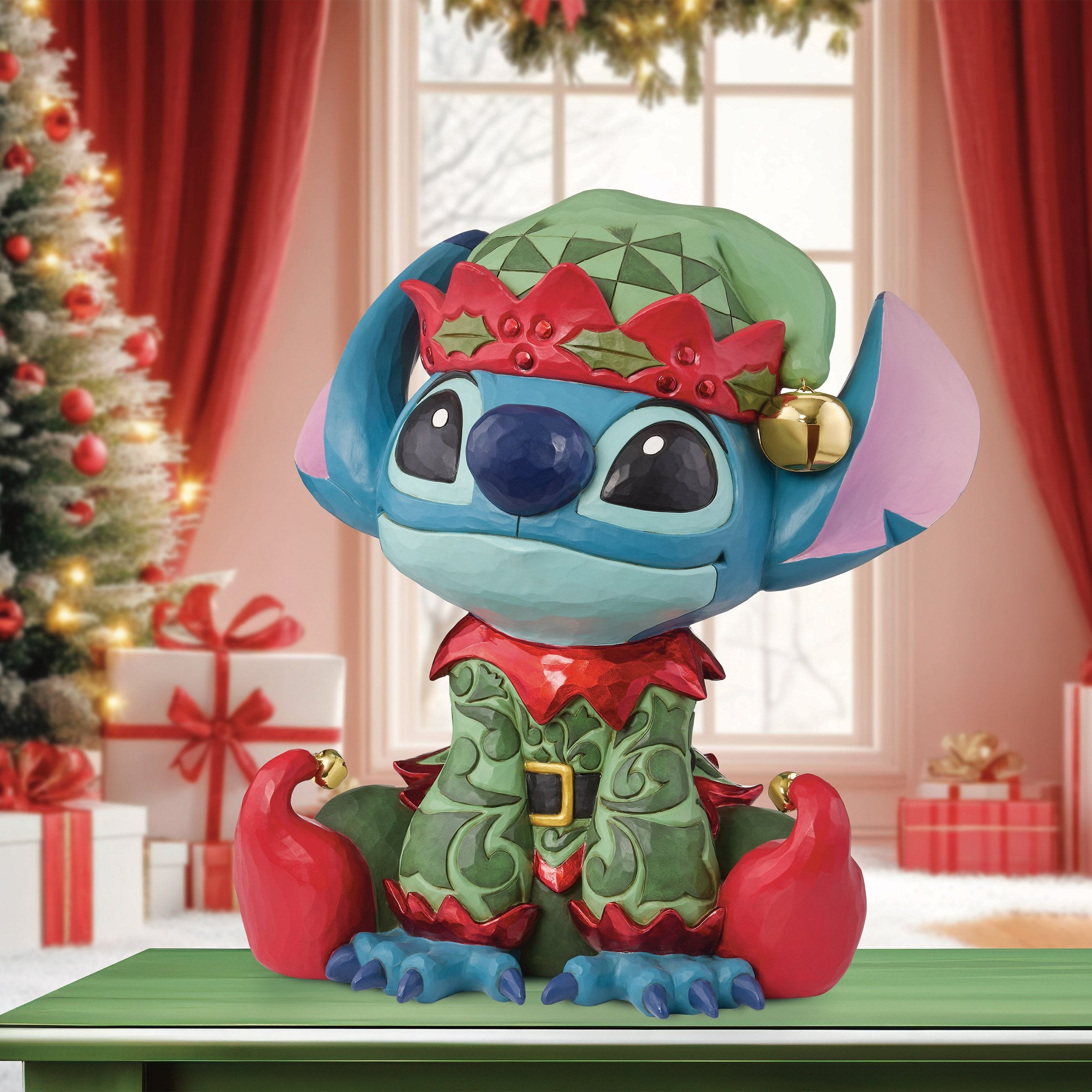Jim Shore Disney Stitch Elf Statue