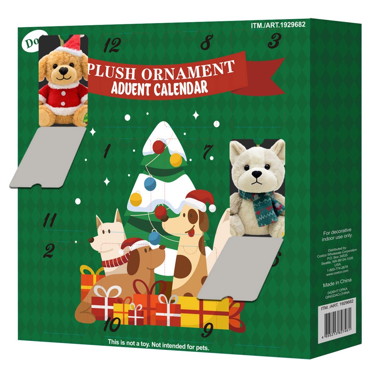 Plush Ornament Advent Calendar