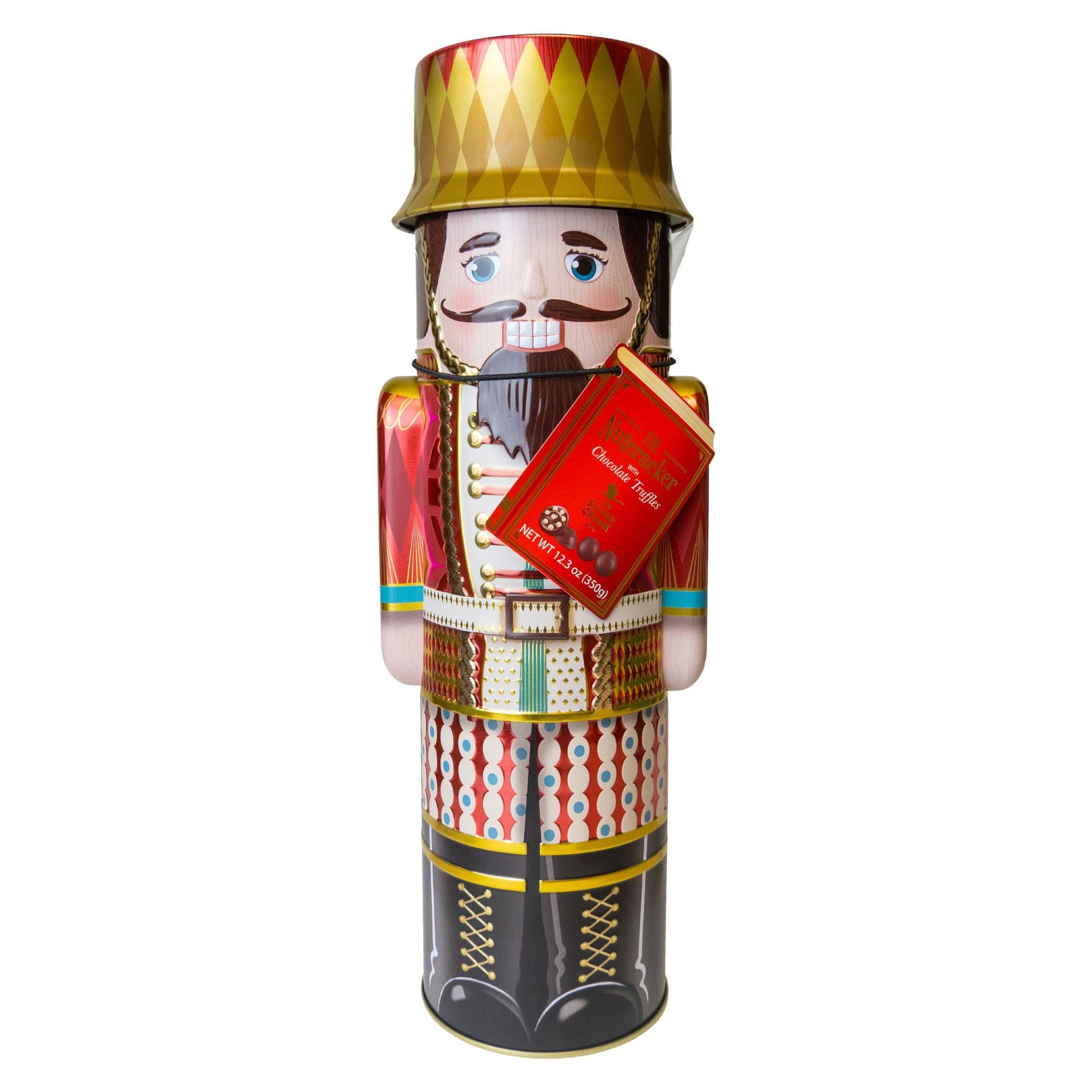 Nutcracker Character Tin with Chocolate Truffles