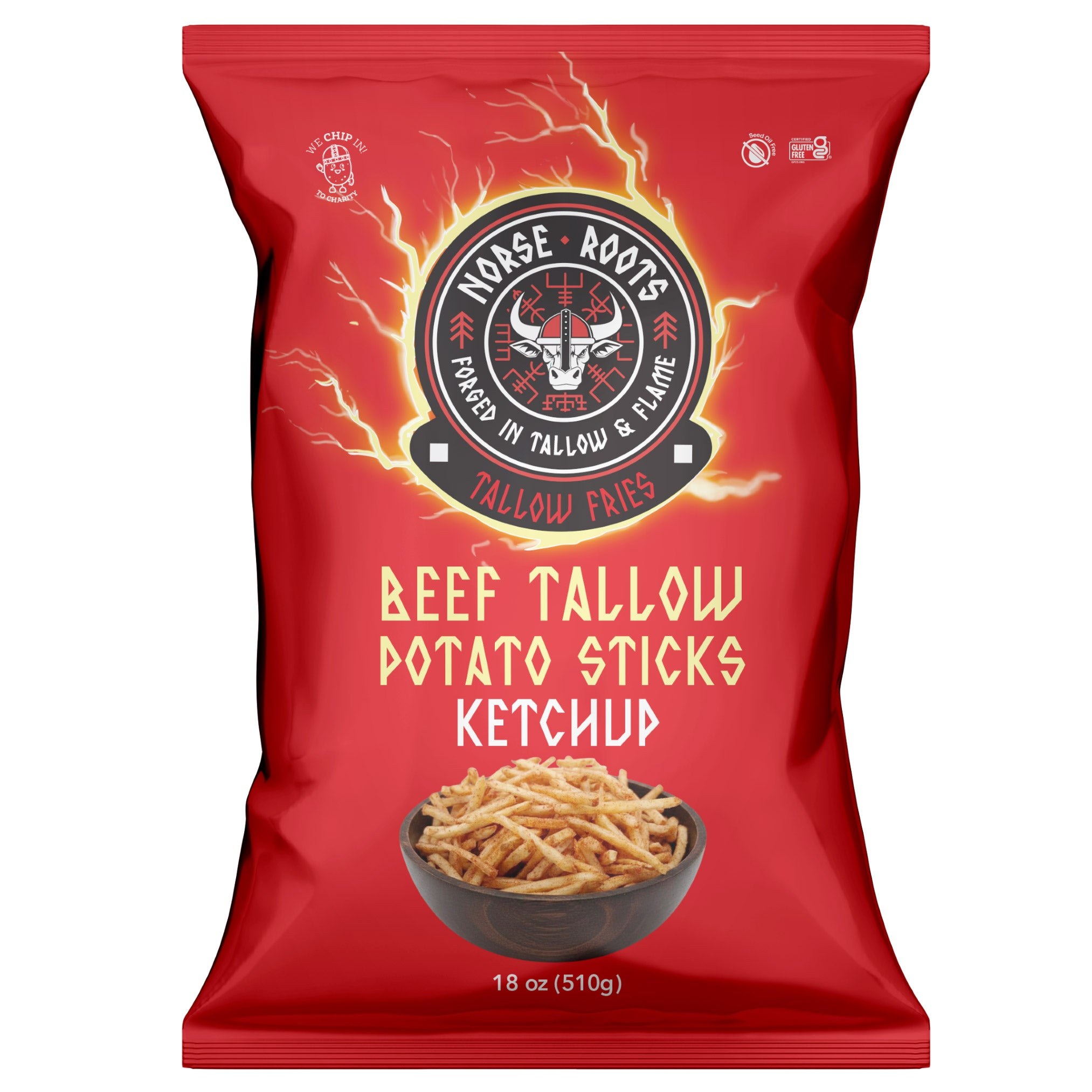 Norse Roots Beef Tallow Ketchup Potato Sticks